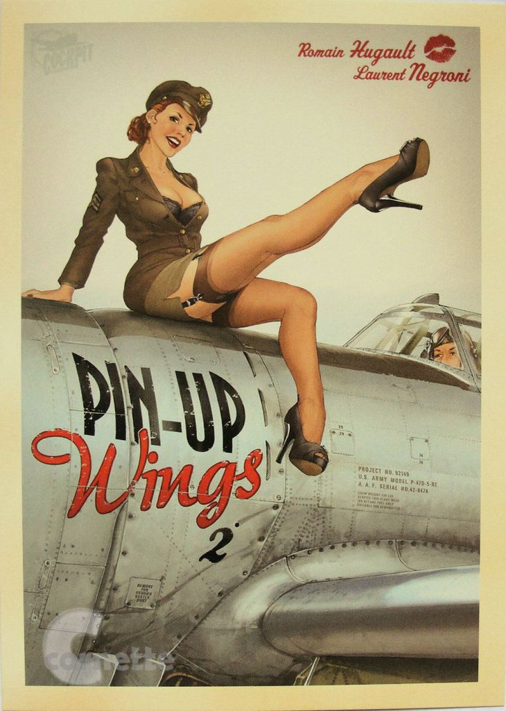 Pin-up wings poster