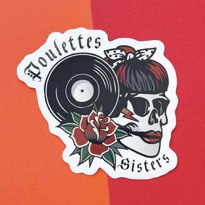 Patchs & Stickers Sticker vinyl "Music or Death"