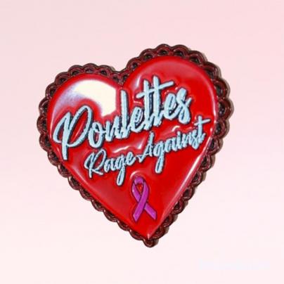 Pin's Pin's "Poulettes Rage Against Cancer"