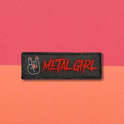 Patchs Brodes Patch "Metal Girl"