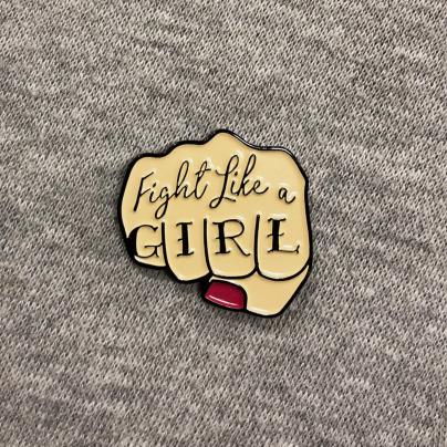 Pin's Pins "Fight Like a Girl"